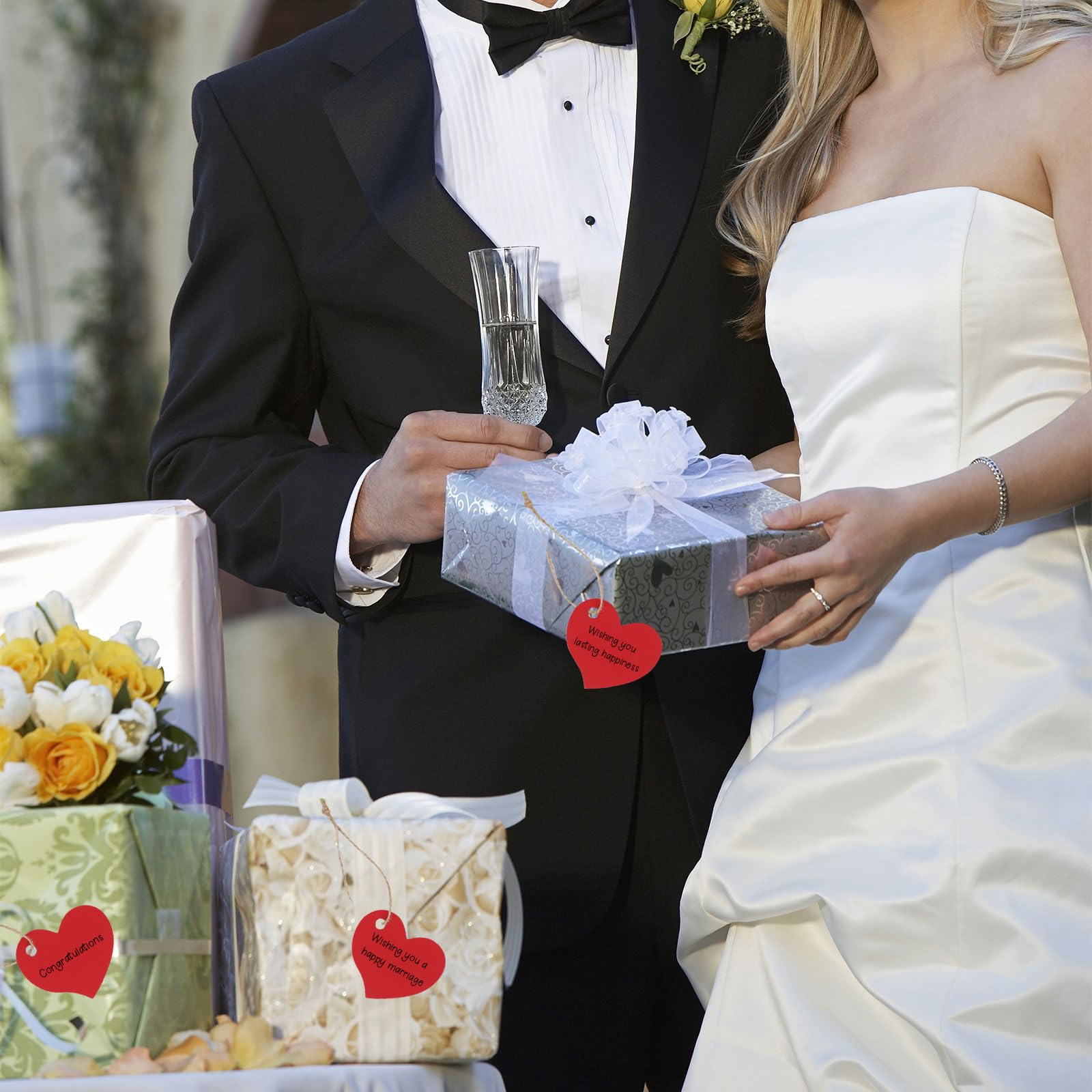 Corda a forma di cuore Semplice cornice per foto di San Valentino | Vettore Premium