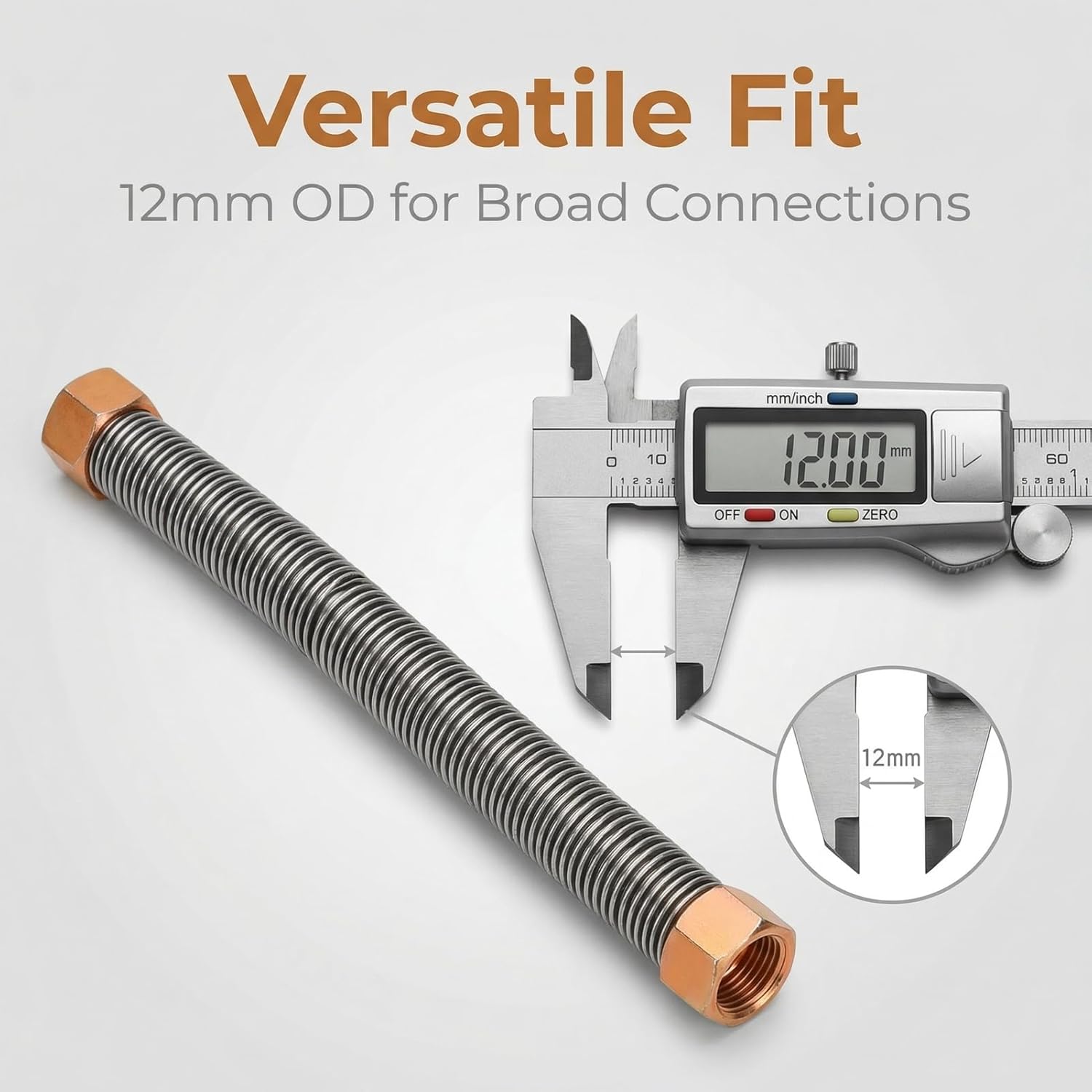 Air Compressor Exhaust Tube, 3/4 Air Compressor Line Kit, Pneumatic Component Tube Air Compressor Ventilation Pipe Discharge Hose Connector 12mm Accessory (head tube 2051/3065)