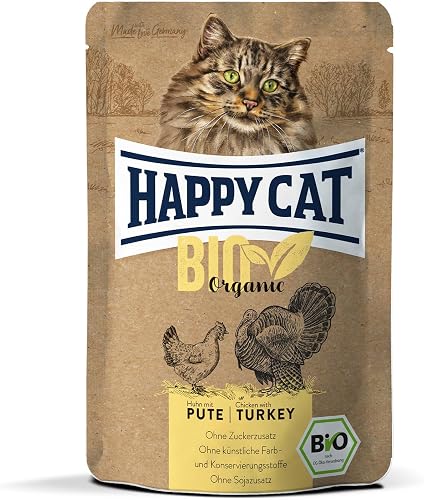 Happy Cat Happy Cat Bio Pouch Huhn & Pute 85 g