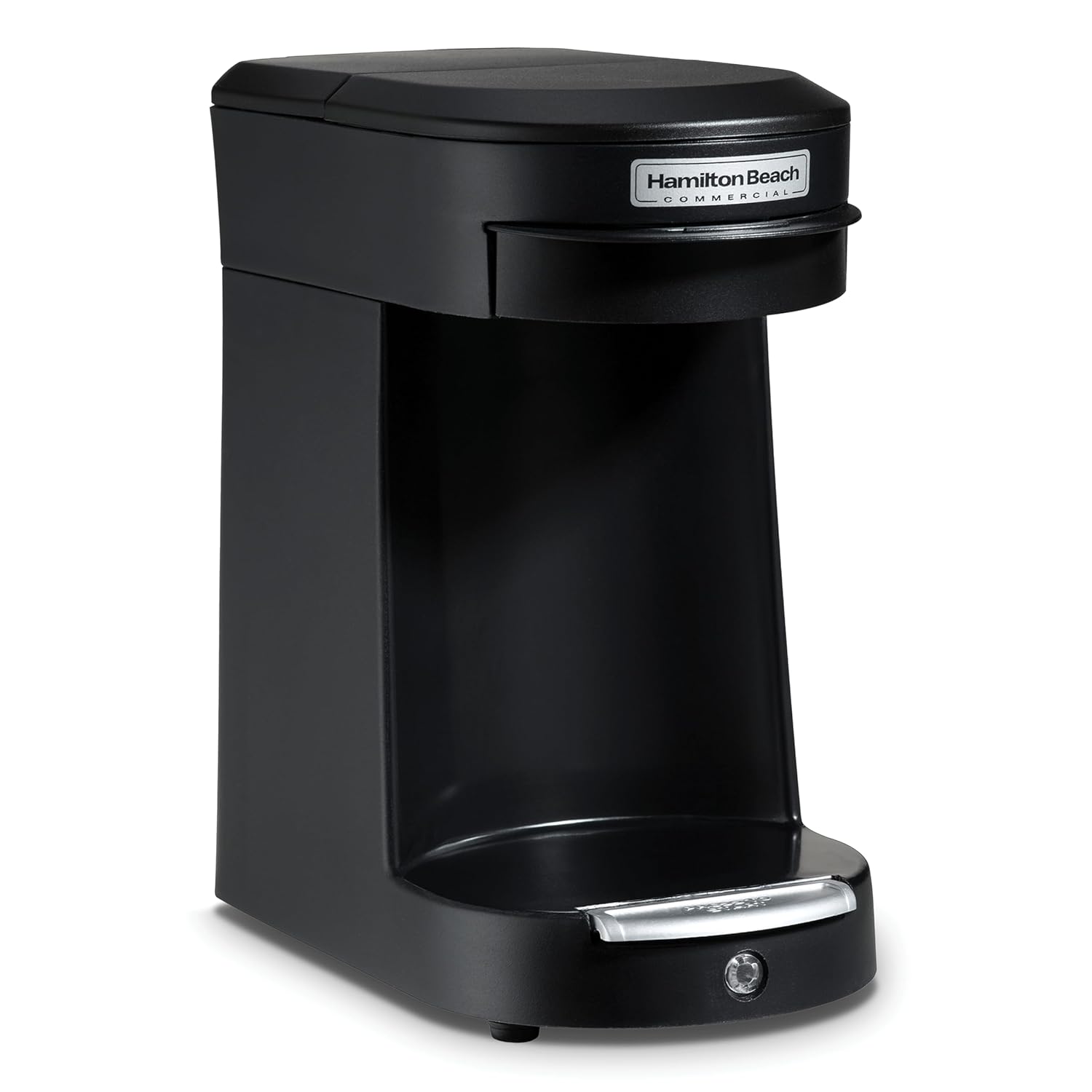 Hamilton Beach Commercial HDC200B Single Cup Pod Coffee Maker - Fast Brew Single Serve Brewer for Hospitality, Black