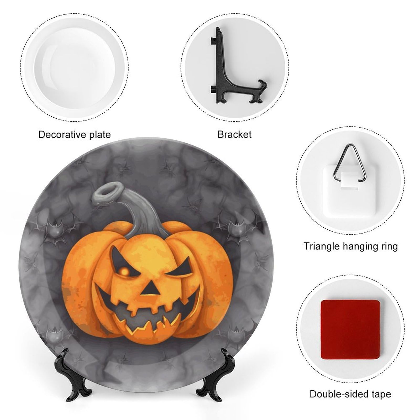 Halloween Keramik Teller - Gruseliger Ringteller Für Deko & Servieren