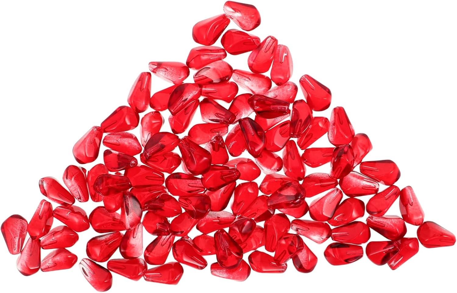 100pcs Realistic Pomegranate for Fruit Home Decor Kitchen Party Display Faux Fruit Beads