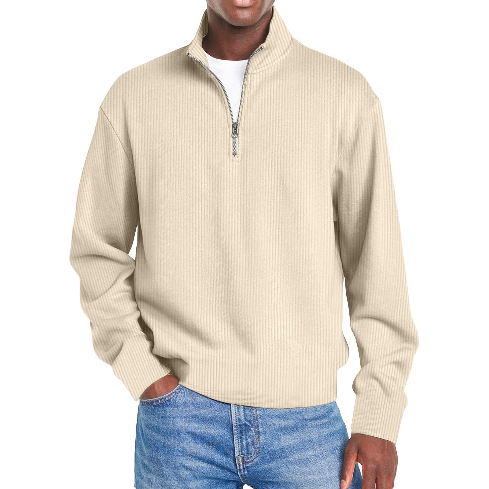 Pull homme hiver marin classique en laine pour un style chaleureux et confortable - 5
