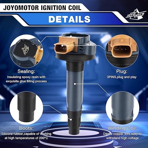 Miniatura 2 de JOYOMSTW Paquete de bobinas de encendido compatible con Ford Lincoln Expedition Explorer F-150 F150 Police Interceptor Sedan Taurus Transit MKS MKT