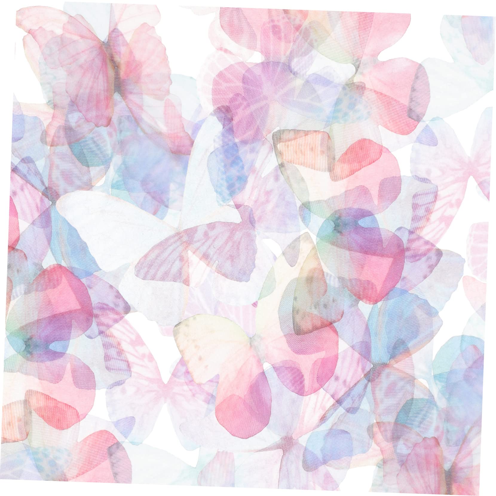 STOBOK 400stücke Organza Schmetterlinge Bunte Schmetterlinge Für Bastelprojekte Dekoration Und Hochzeiten Zufällige Farben Für Haaraccessoires Und Kreative Designs