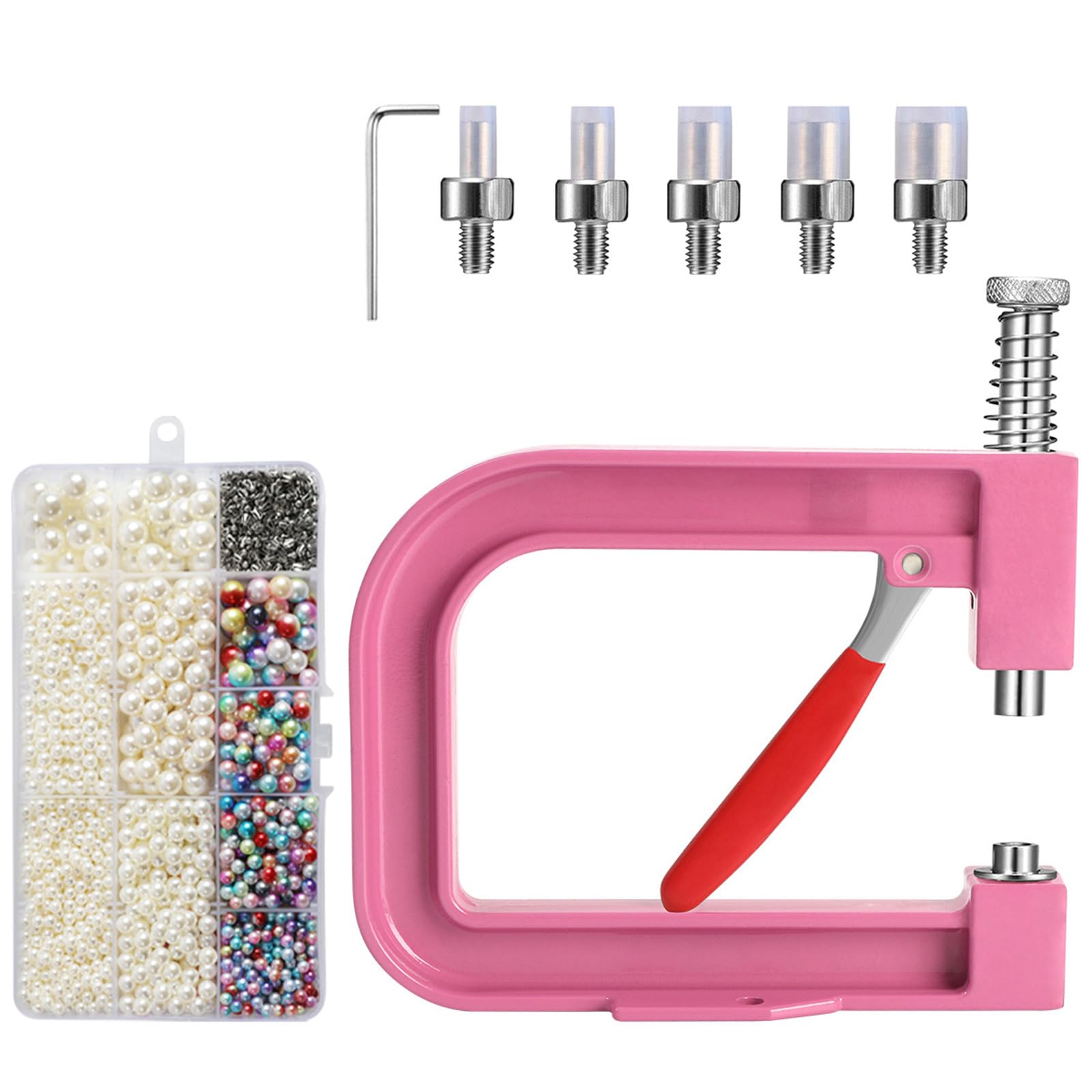 Msioytog Bead Making Machine Handheld Pearls Setting Beading Accessories for and Fashion Design Bead Making