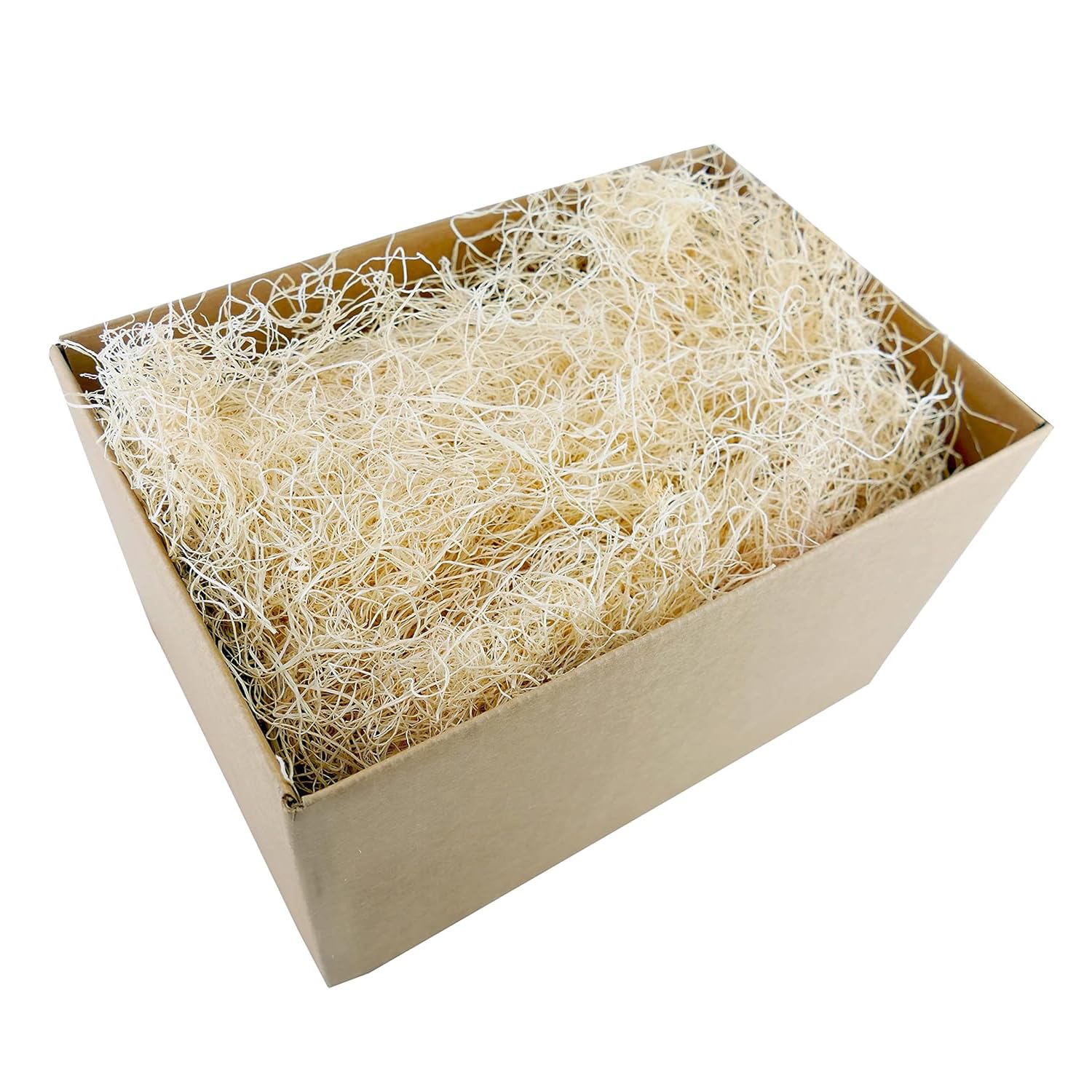 American Excelsior Wood Wool Packing Filler - 25 lb - All-Natural Aspen Wood Wool for Box and Gift Basket Packaging Material