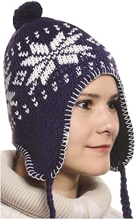 Peruansk Chullo Ch'ullu hatt med pompom unisex män/kvinnor val av färger