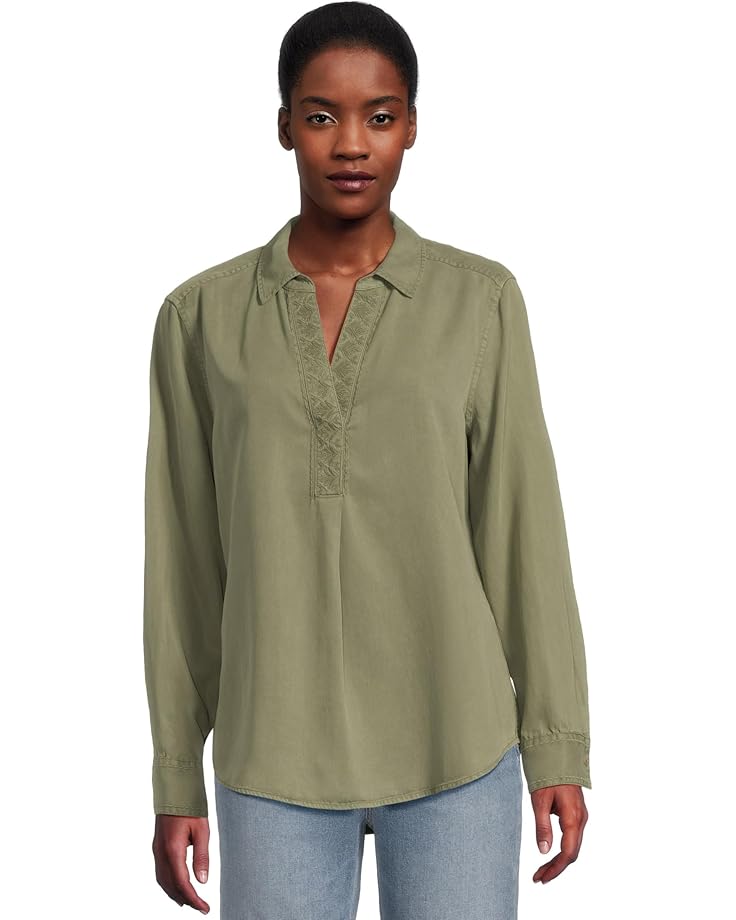 Tommy Bahama Sunwashed Twill Embroidered Popover - Main View