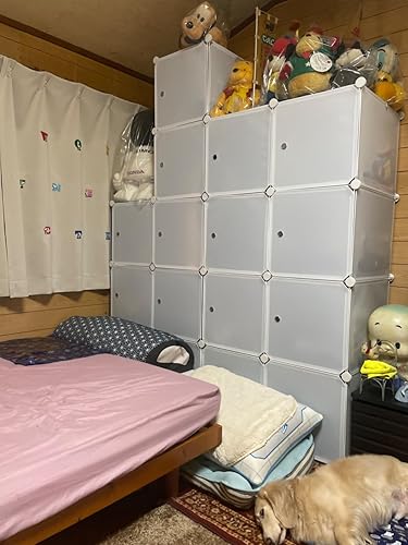 Amazon｜ワードローブ 組み立て式 クローゼット 衣類収納ボックス 大