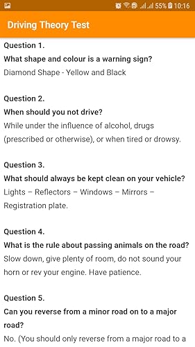 Driving Test Theory Kit 2019