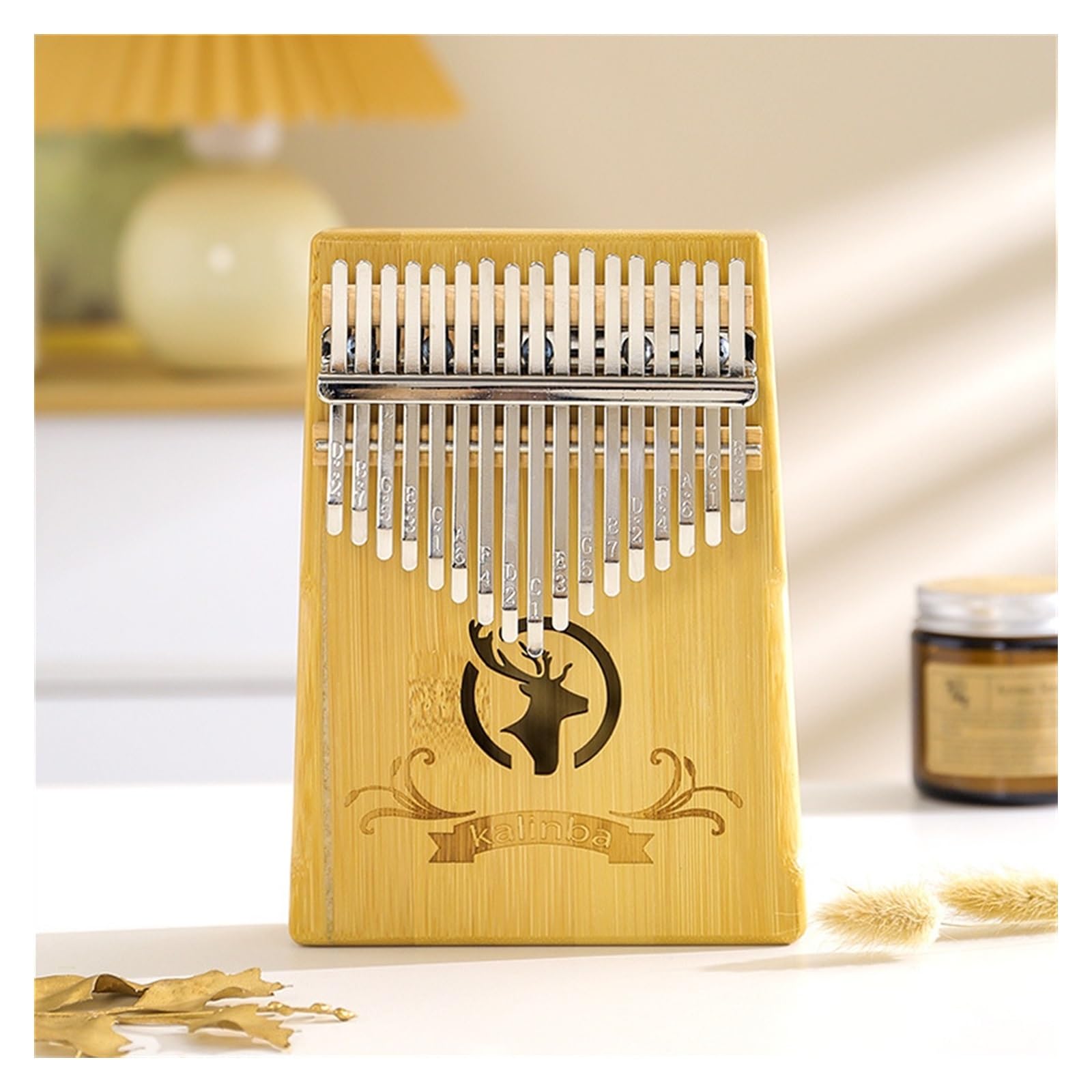 Kalimba Chromatyczny 17-tonowy fortepian kalimba prosty instrument muzyczny nowy fortepian kciukowy