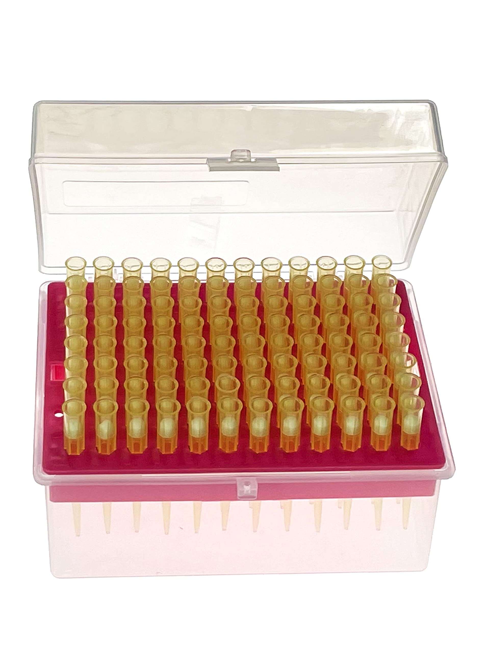 MUHWA Puntali con Filtro per Pipetta 200µl, Universali, Senza DNasi/RNasi, da Laboratorio