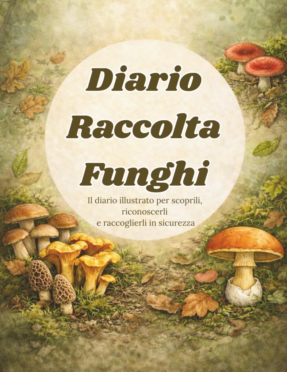 Diario Raccolta Funghi: Il diario illustrato per scoprirli, riconoscerli e raccoglierli in sicurezza