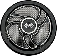 Vista 1 de S&S Cycle Torker Stealth - Funda para filtro de aire, color negro