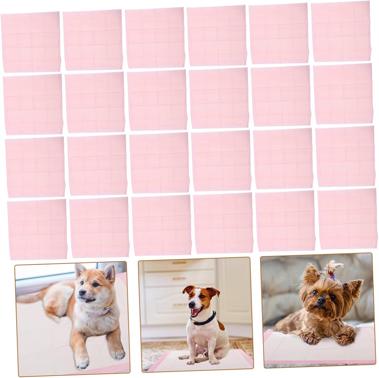 1 Pack Thickened Pet Training Pads Absorbent Dog Diapers for Indoor Outdoor Use for Puppy Training Aging Dogs and Travel