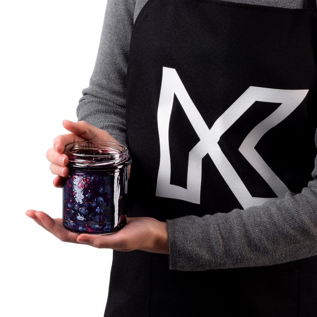 KADAX Lot De 50 Pots à Confiture 350 L, Avec Couvercle à Visser, Pour