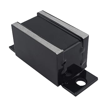 Master Magnetics High Temperature, Heavy-Duty Work Holding Magnet, 3.25" Overall Length, 1.25" Width, 1.375" Height, and 2 Each 0.281" Mounting Holes, 55 Pounds Pull, 1 Each