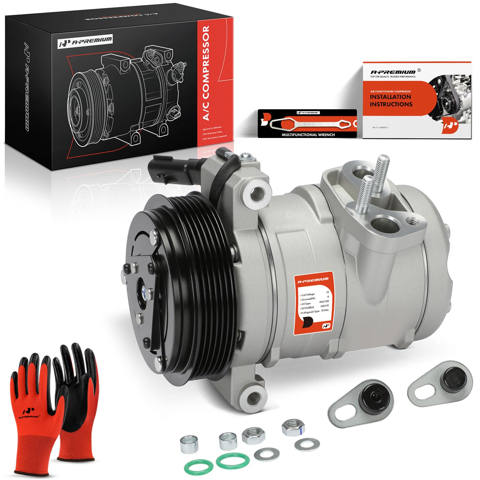 Photo 1 of A-Premium Air Conditioner AC Compressor with Clutch
