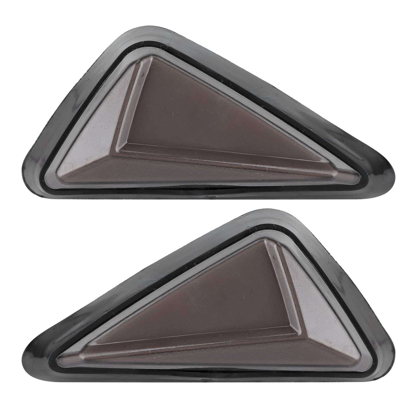 Qiilu 2 Pezzi Indicatori Di Direzione Per Moto A Proiettile - Luci Frecce Universali 12V In Metallo E ABS, Coperchio Giallo Argento, Accessori Per Personalizzare Il Motociclo - 2