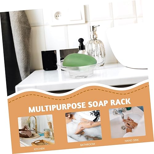 Miniatura 5 de Caja decorativa jabonera de cristal para ducha, jabonera para ducha, bandeja para tocador de ducha, jabonera para ducha, jabonera transparente,