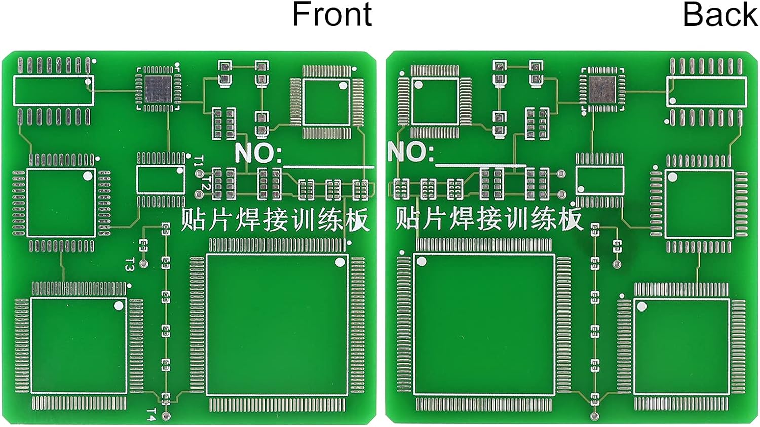 5 Set 7 Chips Soldering Practice Kits,DIY SMD SMT Welding Practice Soldering Skill Training Board (5-7Chips)