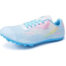 Track Spikes Shoes Men Women Sprint Jumping Sneakers Lightweight Kids Racing Track and Field Shoes