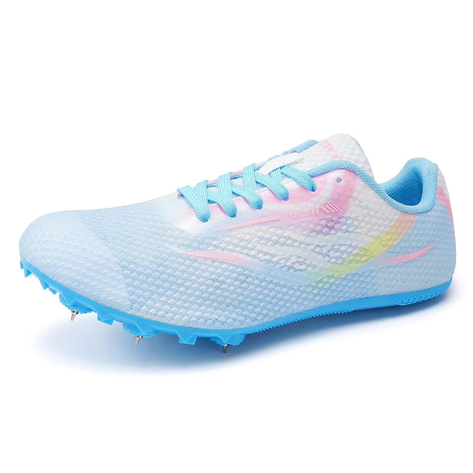 Zapatillas De Atletismo con Clavos Hombre Y Mujer Zapatillas De Salto De Velocidad Ligeras para Niños Zapatillas De Atletismo para Carreras