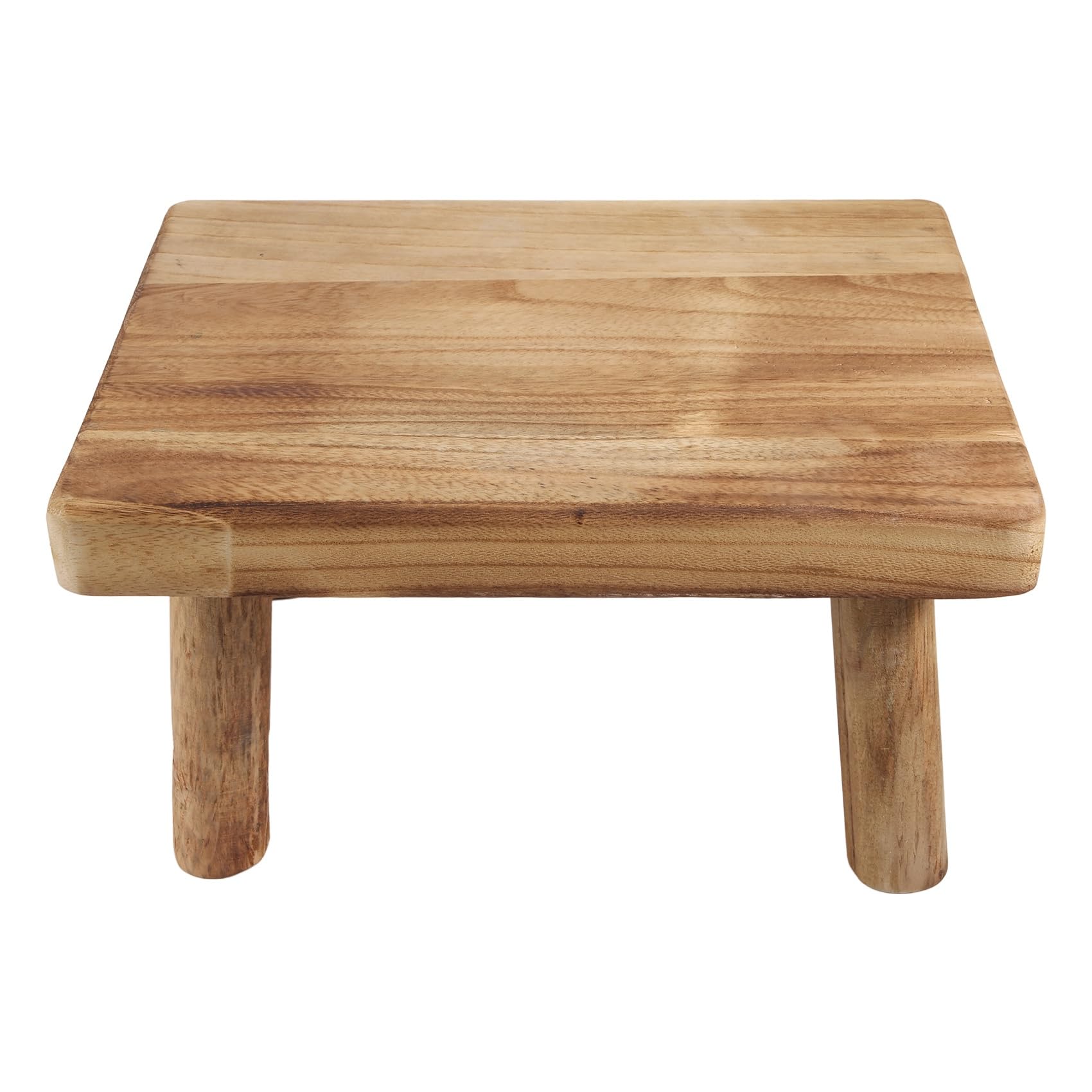 Taburete de madera resistente y duradero de estilo retro alto 8