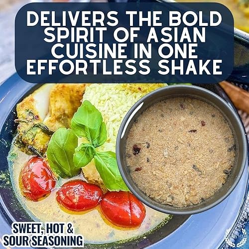 Miniatura 5 de Condimento dulce, picante y agrio | Mezcla de especias gourmet | Sin sal | Sin OMG, totalmente natural | Hecho a mano en pequeños lotes en Estados