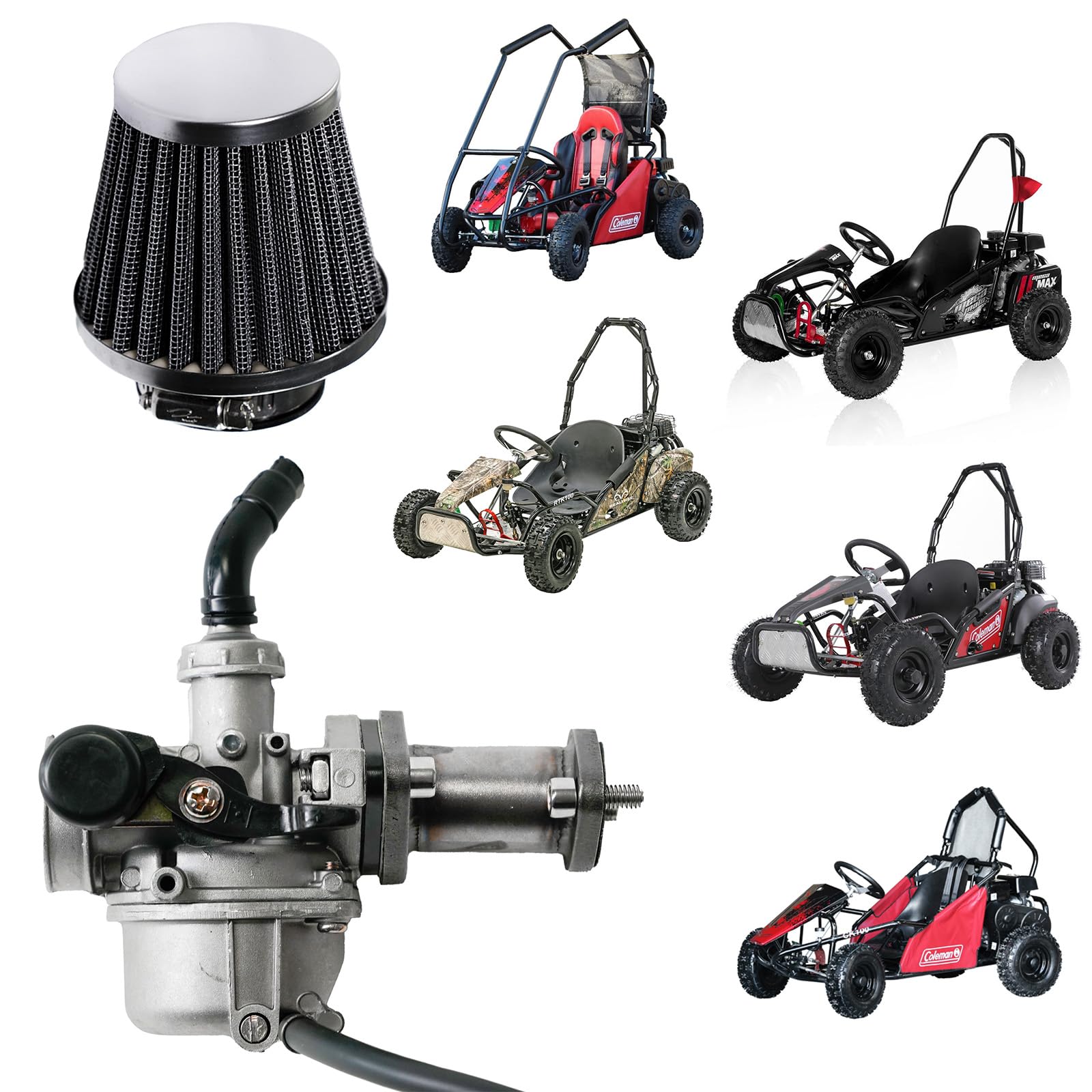 Go Kart Stage 2 Performance Kit For Predator 79cc & Coleman 98cc ...