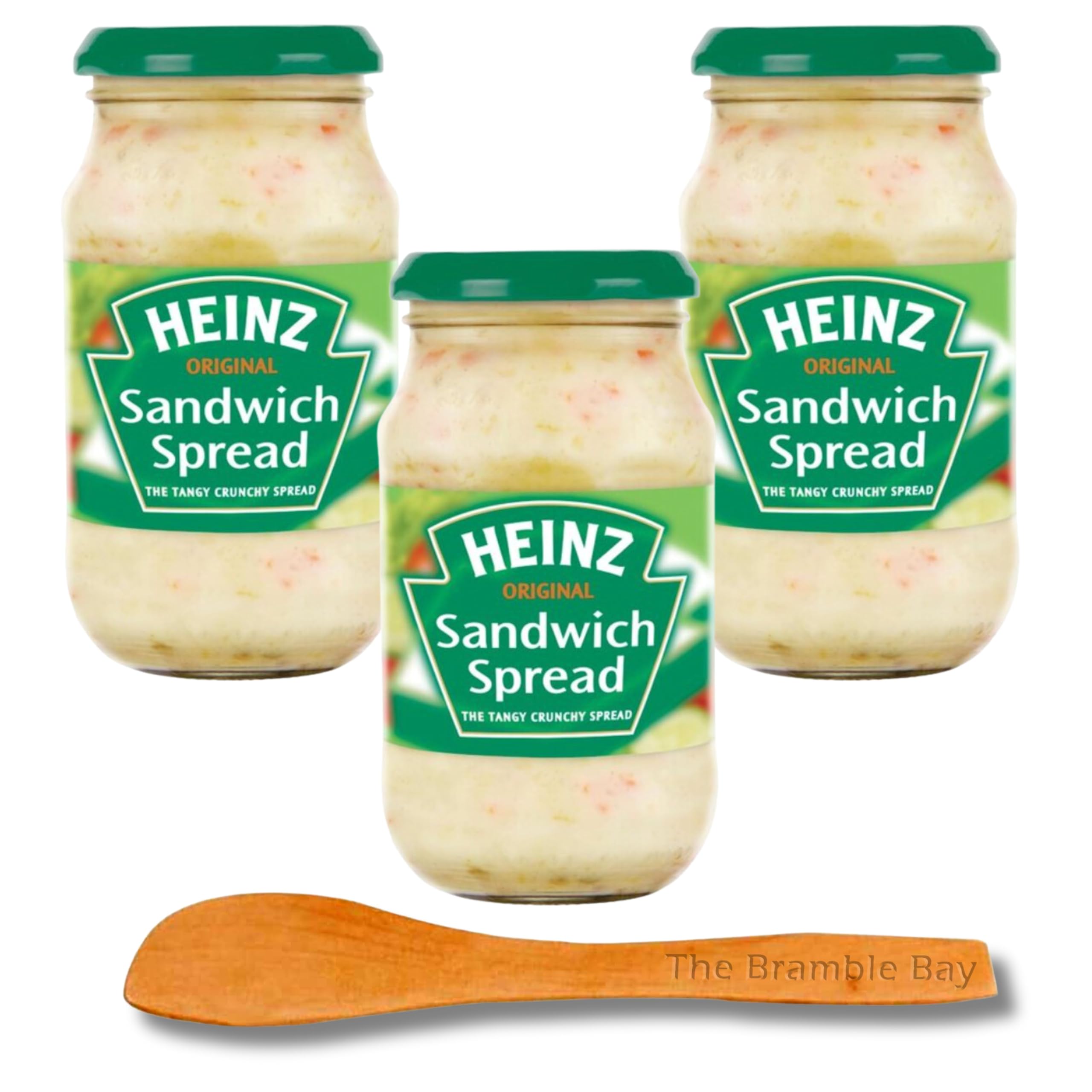 Heinz Sandwich Spread Original 300g x3, Wooden Spreader