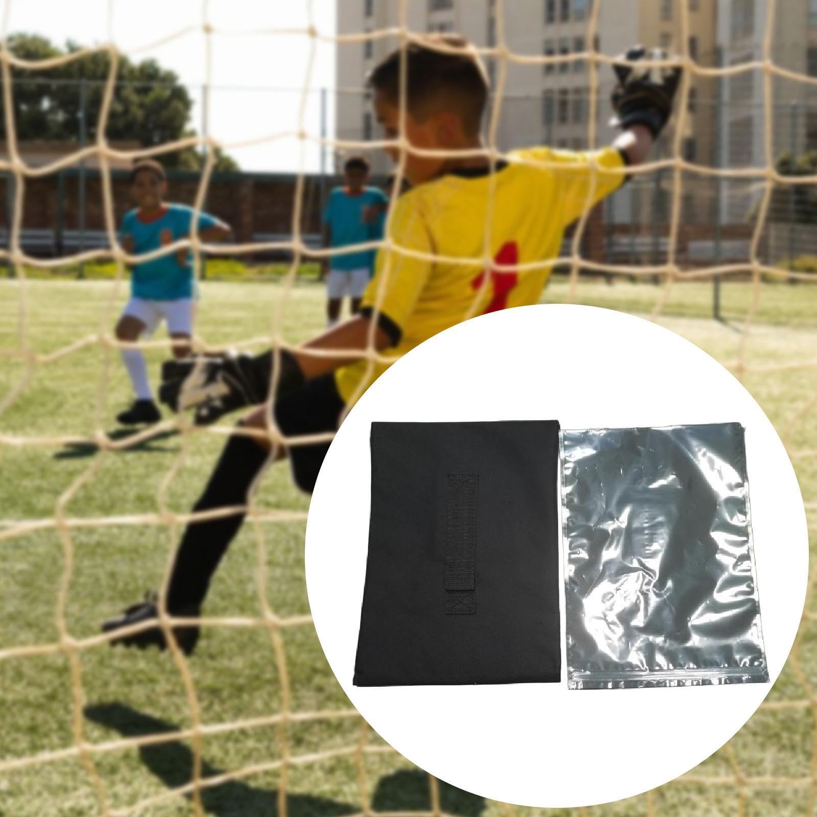 kowaku Sports Net Sandbag Heavy Duty Outdoor Zipper Closure Buckle Strap Weighted Anchor Sand Bag for Golf Soccer Goal Beach Sports