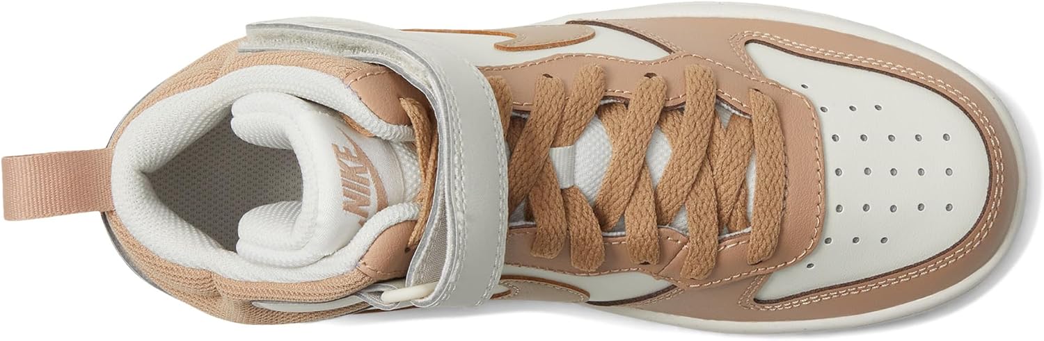 Nike Unisex-Child Court Borough Mid 2 (Big Kid) - Image 2