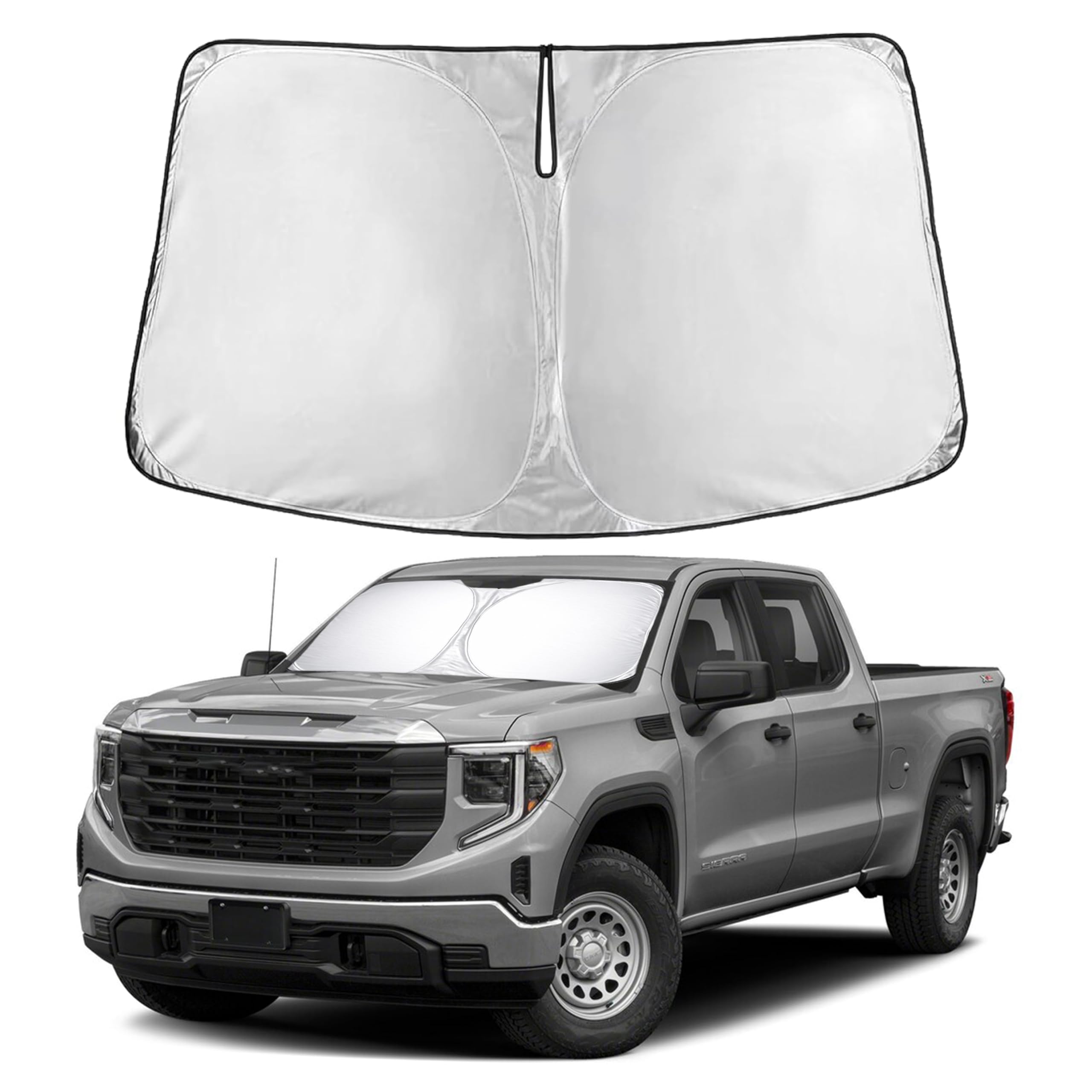 EcoNour Windshield Sun Shade for Chevrolet Silverado/GMC Sierra 2019–2026