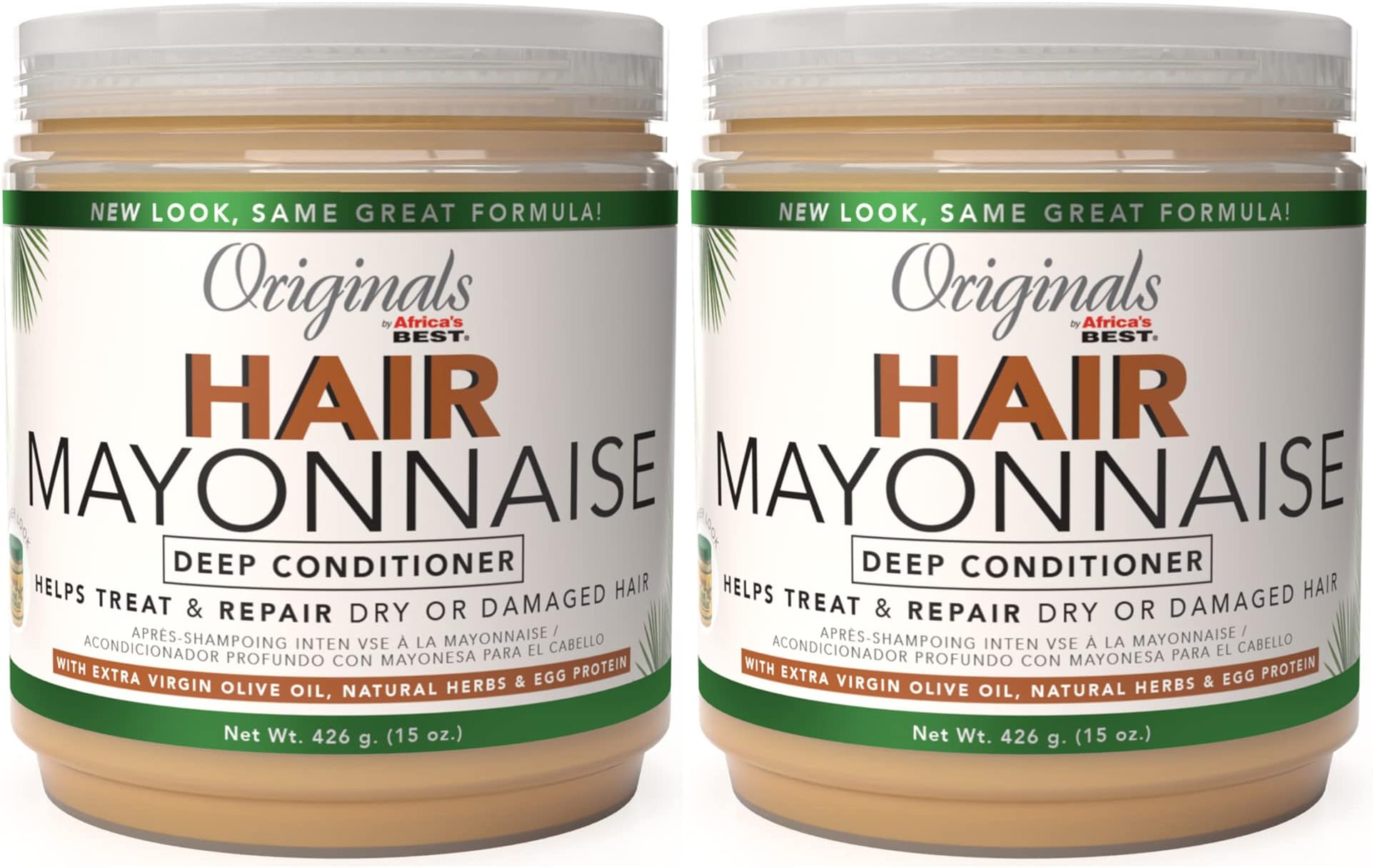 Africa's Best Best orig hair mayonnaise 434 ml, pack of 2