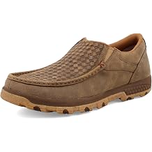 Twisted X Mens Slip on Driving Moc Shoe with Cellstretch