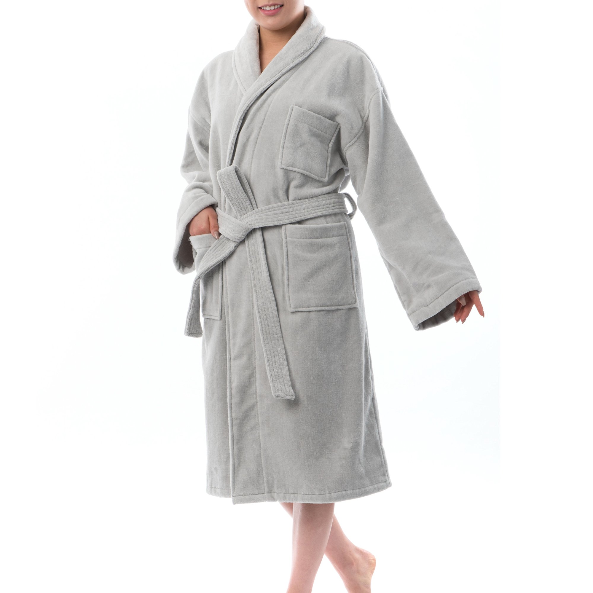 ( similar) alpine swiss blair womens cotton terry cloth bathrobe shawl collar velour spa robe