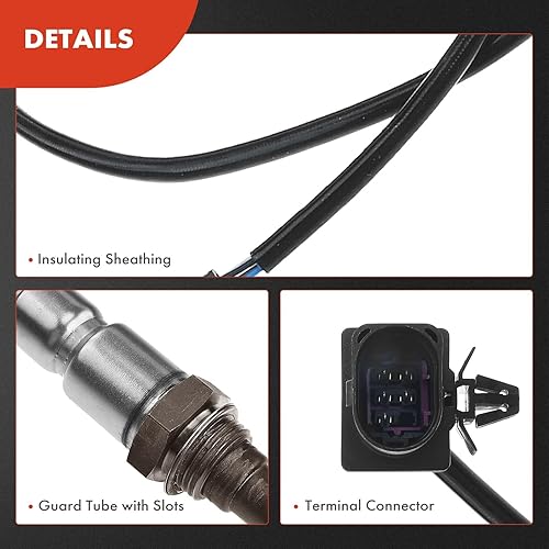 Miniatura 6 de A-Premium Sensor de oxígeno O2 compatible con Jaguar F-Pace 2019-2020 5.0L, tipo F 2018-2019 5.0L, aguas arriba izquierda y derecha, juego de 2