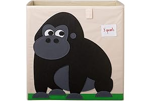 3 Sprouts Fabric Toy Box: Gorilla