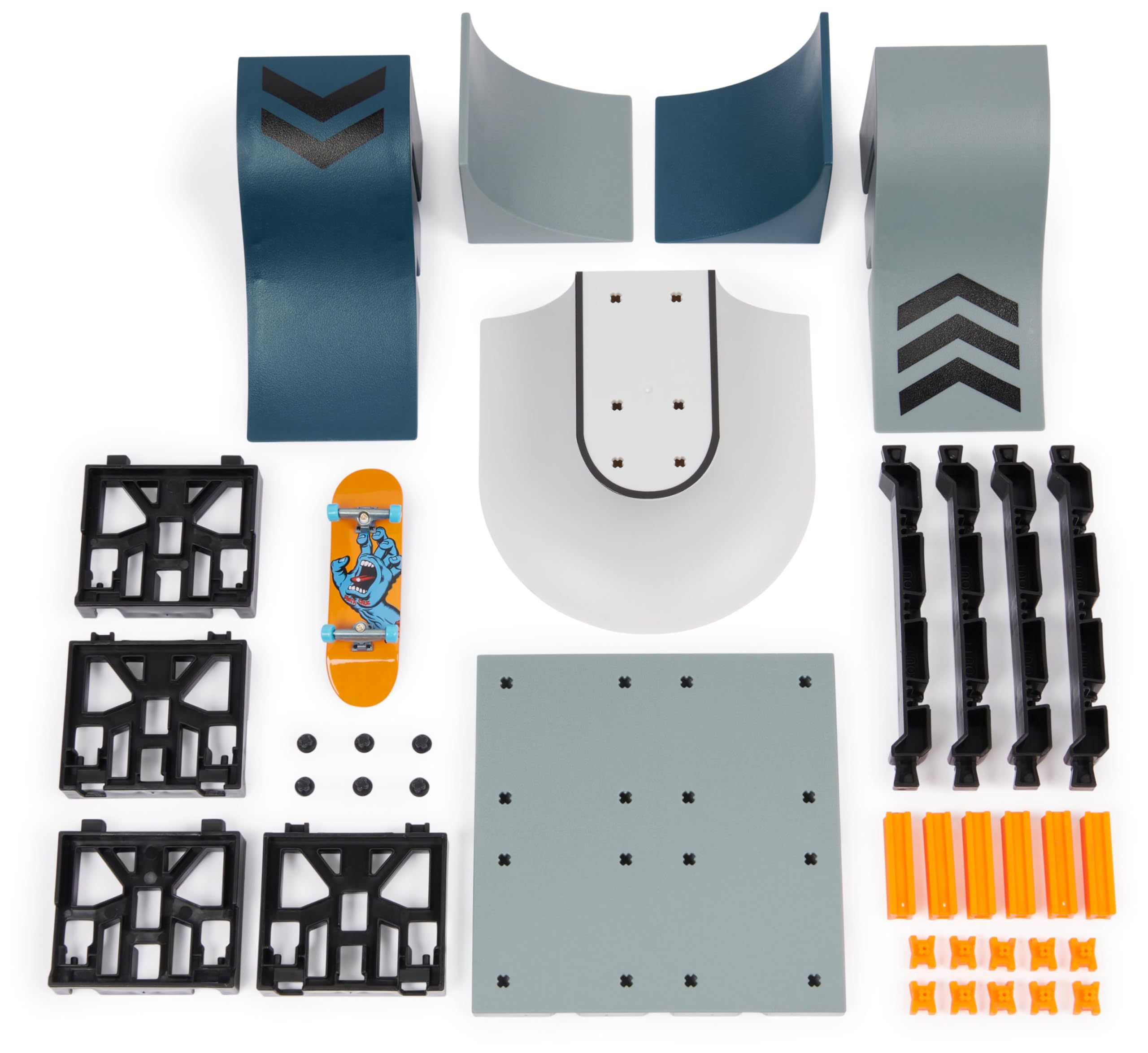 Tech Deck - Finger Skate - Starter Set X-Connect 100% Modulable À Construire Et Personnaliser + 1 Mini Planche Exclusive - Mini Skate Doigt - Jouet Enfant - Jeu Enfant 6 Ans Et + - Modèle Aléatoire
