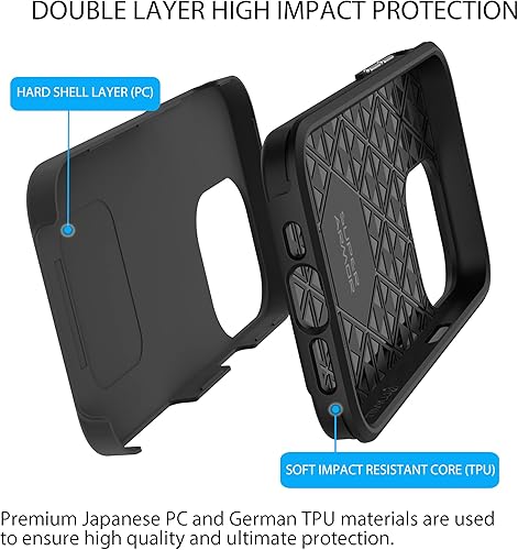 Miniatura 2 de LUVVITT Super Armor - Funda diseñada para iPhone 13 Pro Max, resistente, a prueba de golpes, de doble capa, protección contra caídas para Apple