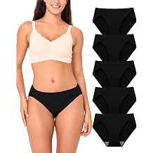 BAMBOO COOL Womens Underwear High Cut Briefs Moisture-Wicking Hipster