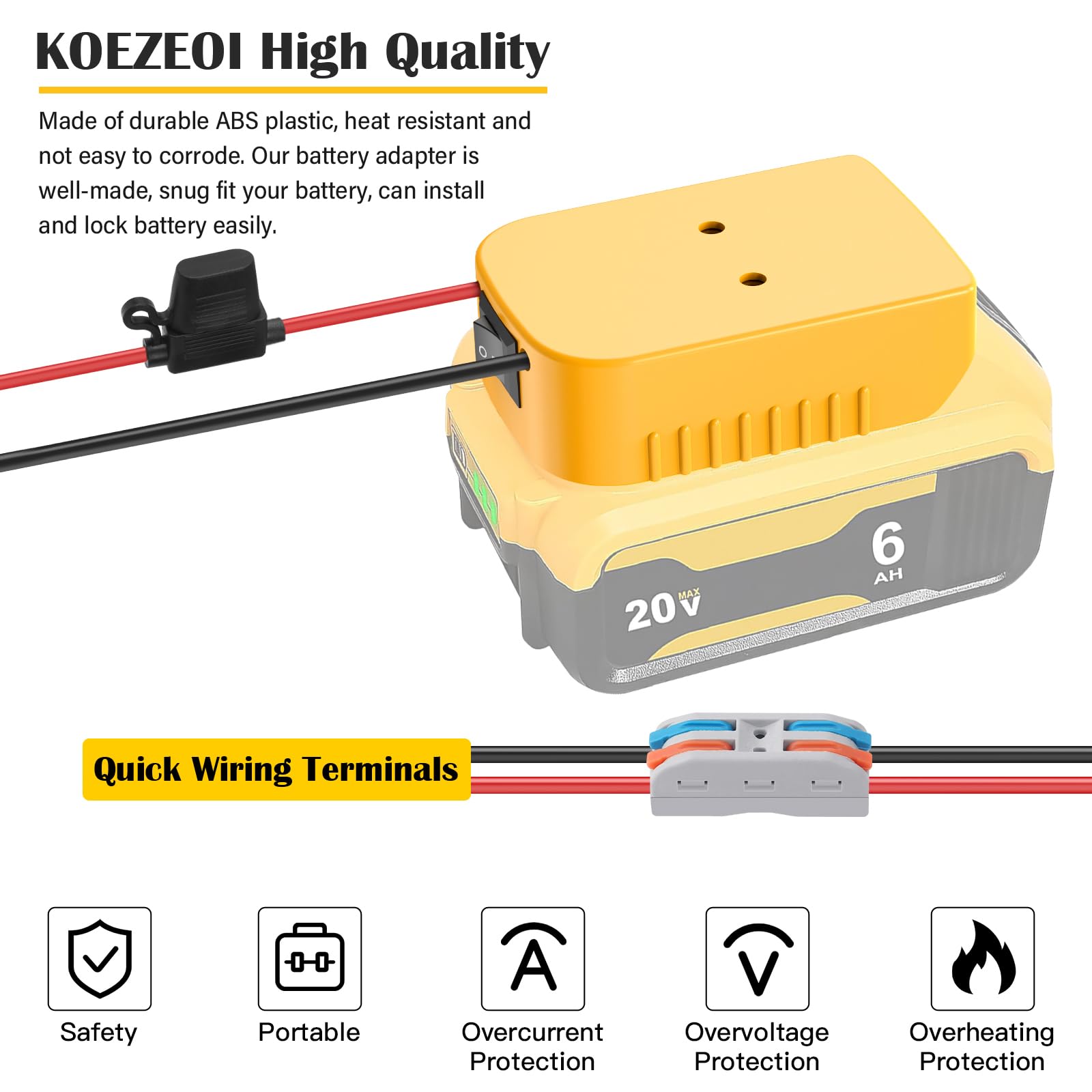 Dewalt 20v Adapter Packs Power Wheel Adapter For Dewalt 20V