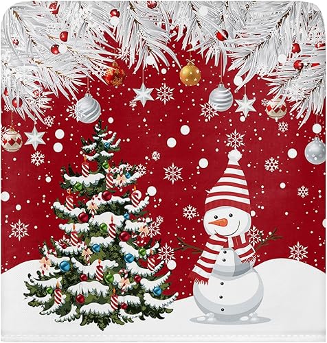 Miniatura 2 de AMZRicher Paquete de 6 fundas de respaldo de silla de Navidad para sillas de comedor, lavables y extraíbles, protector de silla para boda, fiesta,