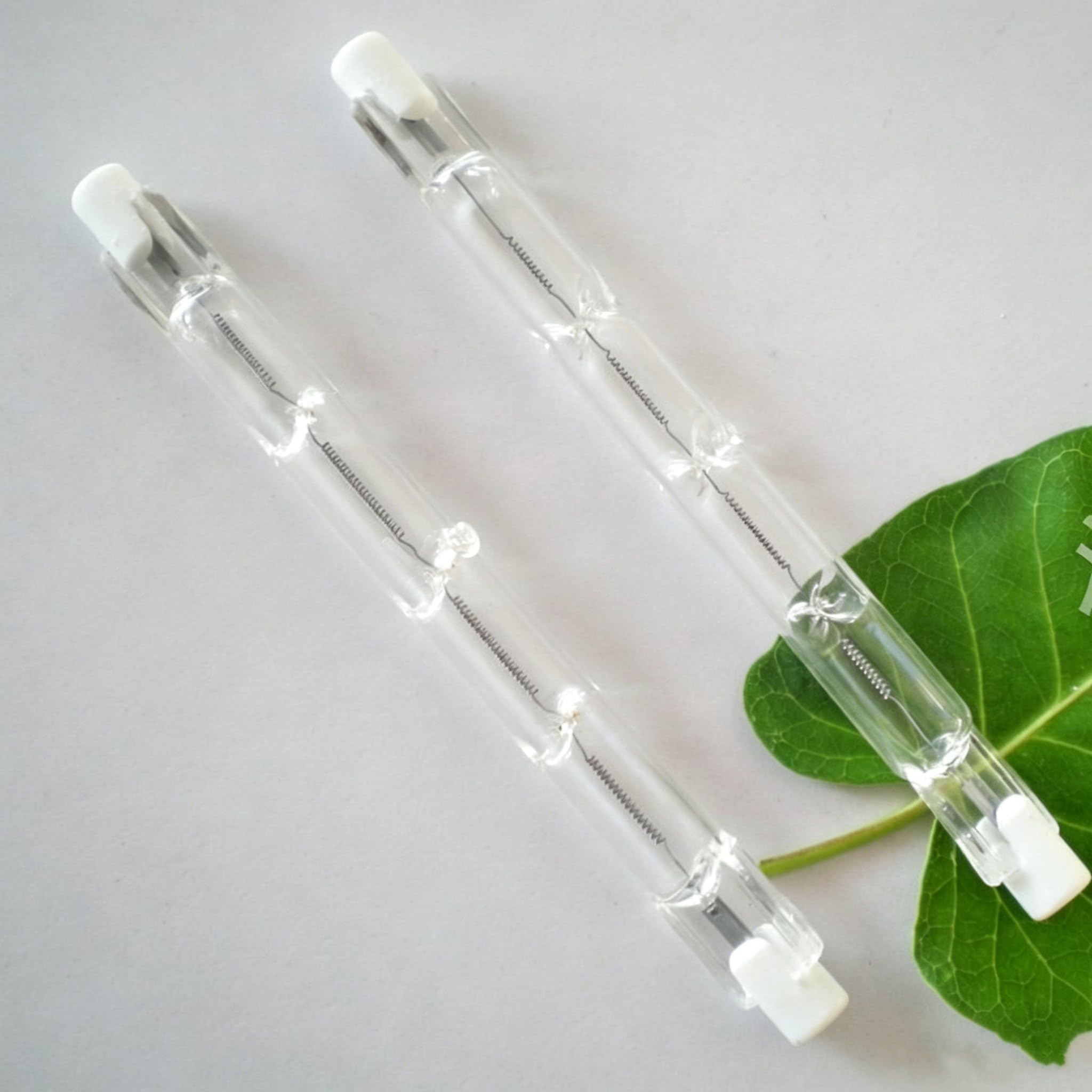 R7S Halogenlampe 118mm 200W, 2700K doppelseitiger T3 lineare Halogenlampen, dimmbarer J-Typ Flutlicht für Stehlampen, Landschaftsbeleuchtung (200W-20 PC/118-110V)