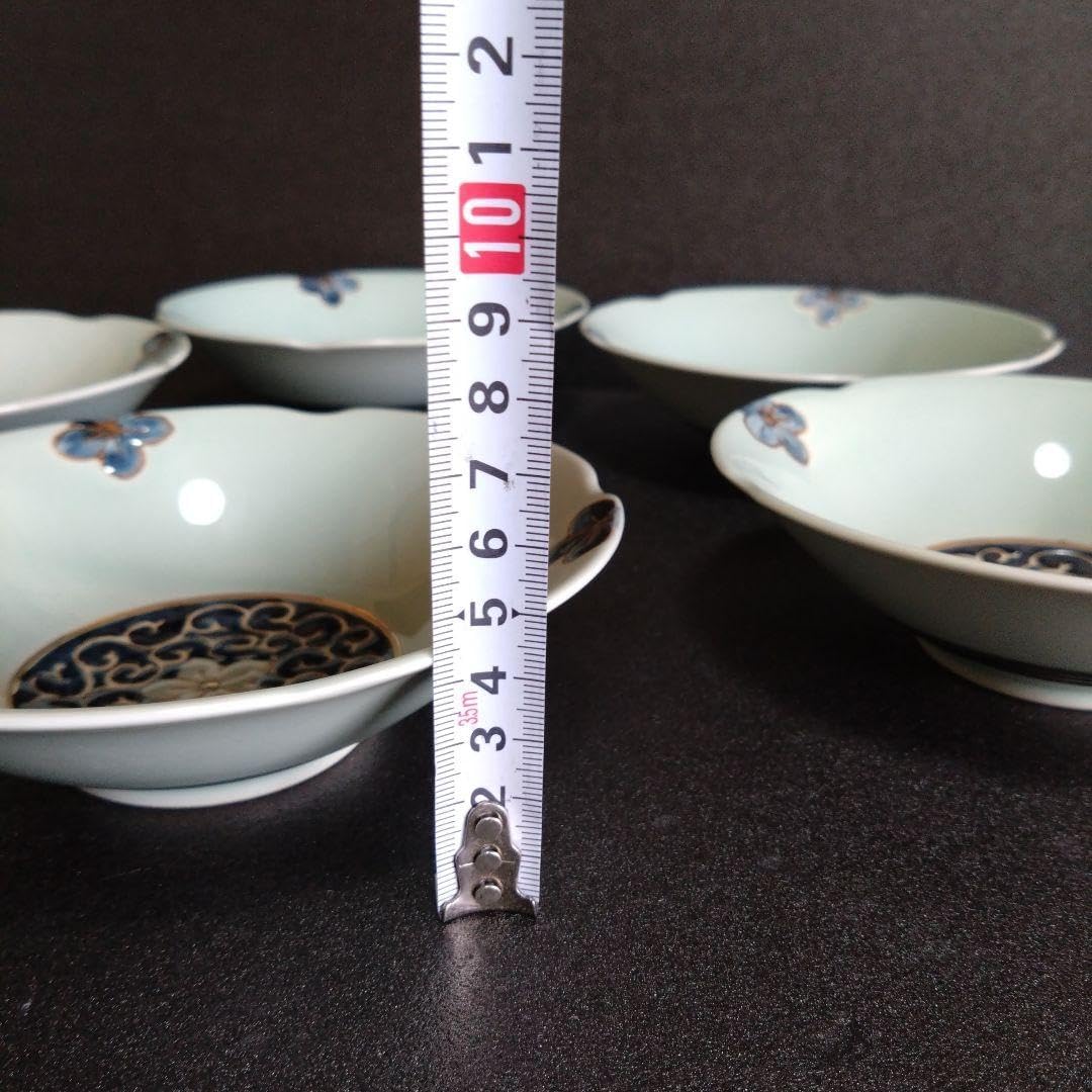 波佐見焼 龍庵窯 銘々皿5枚 中深皿 中鉢 お正月 おもてなし お祝い