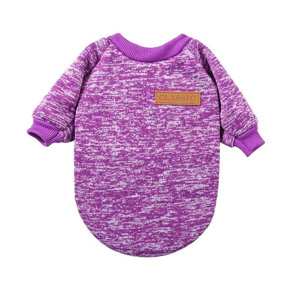 Vêtements pour chiens violet XXL fini les frissons de mi-saison avec ce manteau classique
