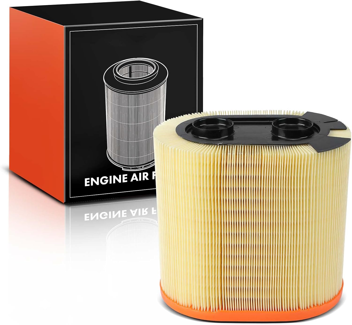 A-Premium 2Pcs Engine Air Filter Compatible with Ford F-250 Super Duty, F-350 Super Duty, F-450 Super Duty, F-550 Super Duty 2017-2019