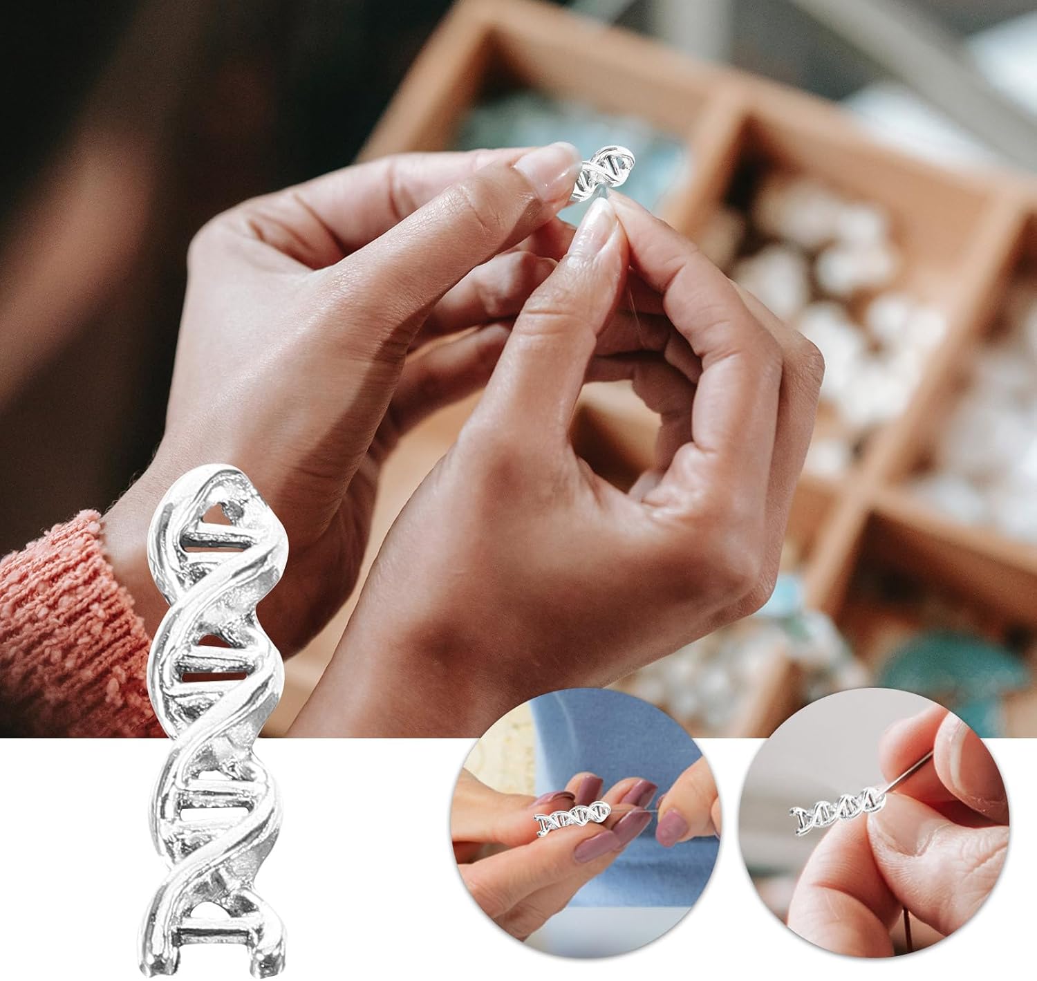 PRETYZOOM Retro Zinc Alloy Diy Pendant Charms Hospital Theme Jewelry Accessories for Necklace Bracelet Keychain 1.1 Inch - Image 5